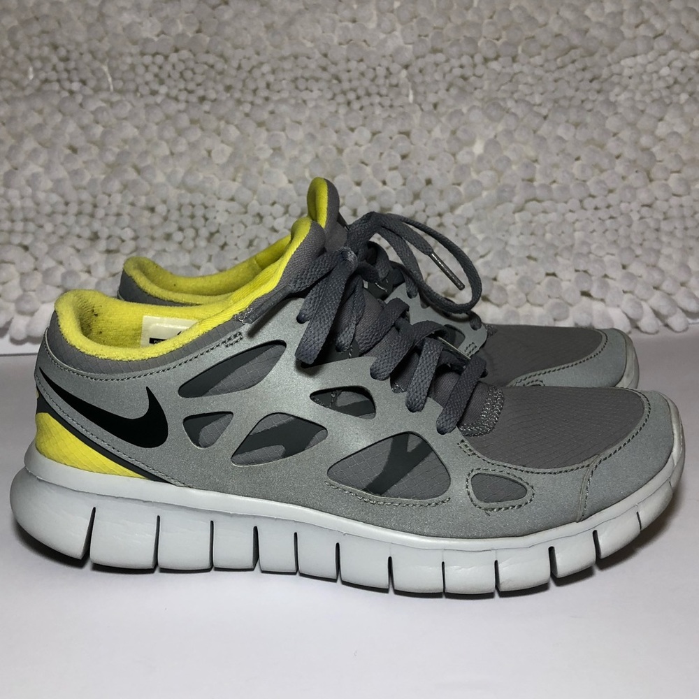 Nike Free Run H2O Repel Gray/Silver/Yellow - 8